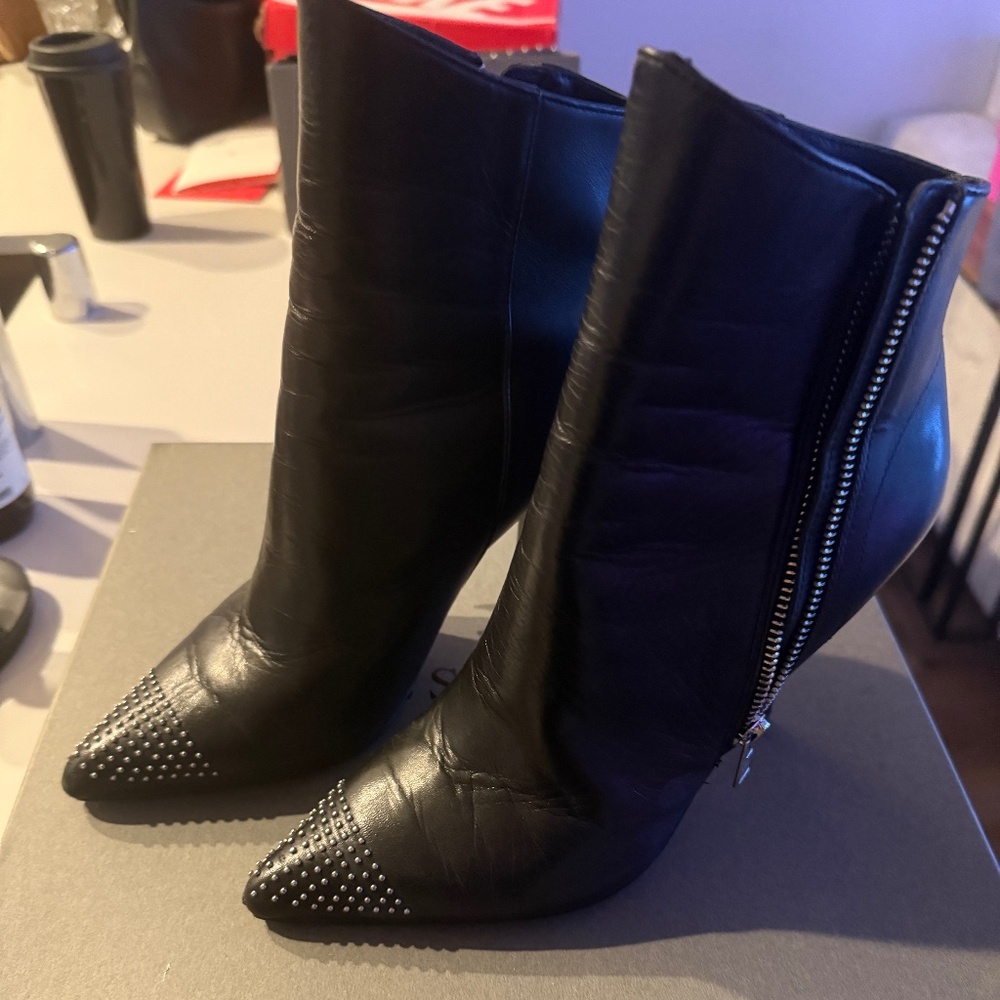 All Saints pointed toe bootie